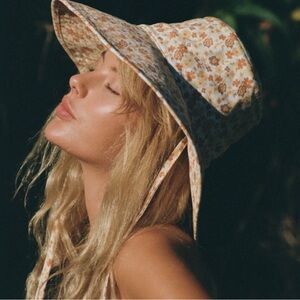 Lack of Color Holiday Bucket Hat Revolve Adjustable Sun Hat Floral Necktie